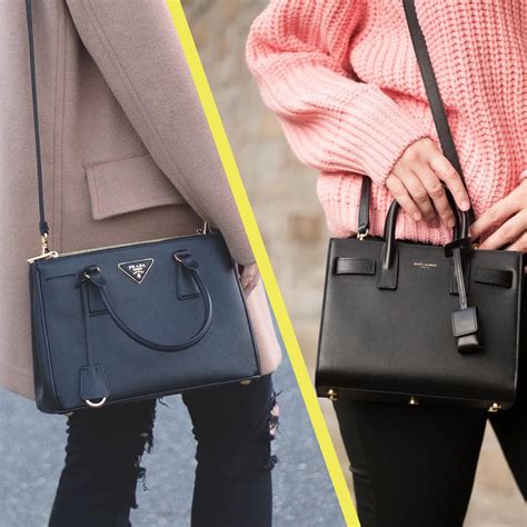 Bag Battles: Prada Galleria Vs Saint Laurent Sac de Jour.